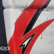 Martin Brodeur Style Goalie Pads 2010 Team Canada Olympics & 2009-10 New Jersey Devils Tribute Sherwood Model AS-03151