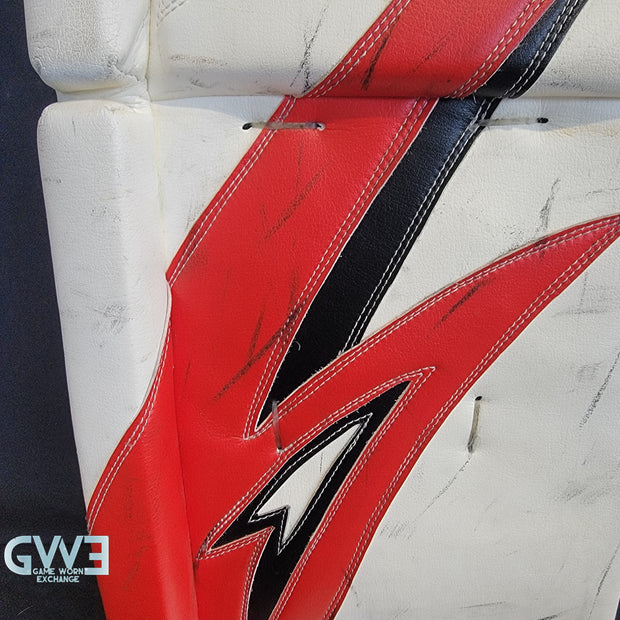 Martin Brodeur Style Goalie Pads 2010 Team Canada Olympics & 2009-10 New Jersey Devils Tribute Sherwood Model AS-03151