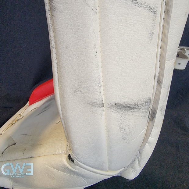 Martin Brodeur Style Goalie Pads 2010 Team Canada Olympics & 2009-10 New Jersey Devils Tribute Sherwood Model AS-03151
