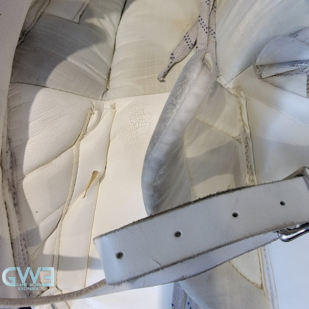 Martin Brodeur Style Goalie Pads 2010 Team Canada Olympics & 2009-10 New Jersey Devils Tribute Sherwood Model AS-03151