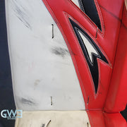 Martin Brodeur Style Goalie Pads 2010 Team Canada Olympics & 2009-10 New Jersey Devils Tribute Sherwood Model AS-03151