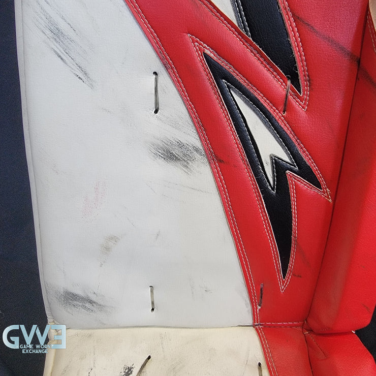 Martin Brodeur Style Goalie Pads 2010 Team Canada Olympics & 2009-10 New Jersey Devils Tribute Sherwood Model AS-03151