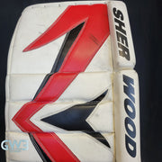 Martin Brodeur Style Goalie Pads 2010 Team Canada Olympics & 2009-10 New Jersey Devils Tribute Sherwood Model AS-03151