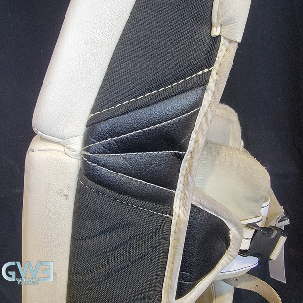 Martin Brodeur Style Goalie Pads 2010 Team Canada Olympics & 2009-10 New Jersey Devils Tribute Sherwood Model AS-03151
