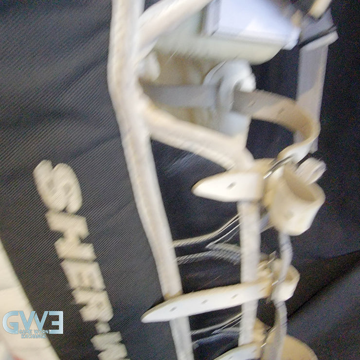 Martin Brodeur Style Goalie Pads 2010 Team Canada Olympics & 2009-10 New Jersey Devils Tribute Sherwood Model AS-03151
