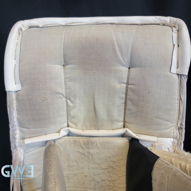 Martin Brodeur Style Goalie Pads 2010 Team Canada Olympics & 2009-10 New Jersey Devils Tribute Sherwood Model AS-03151