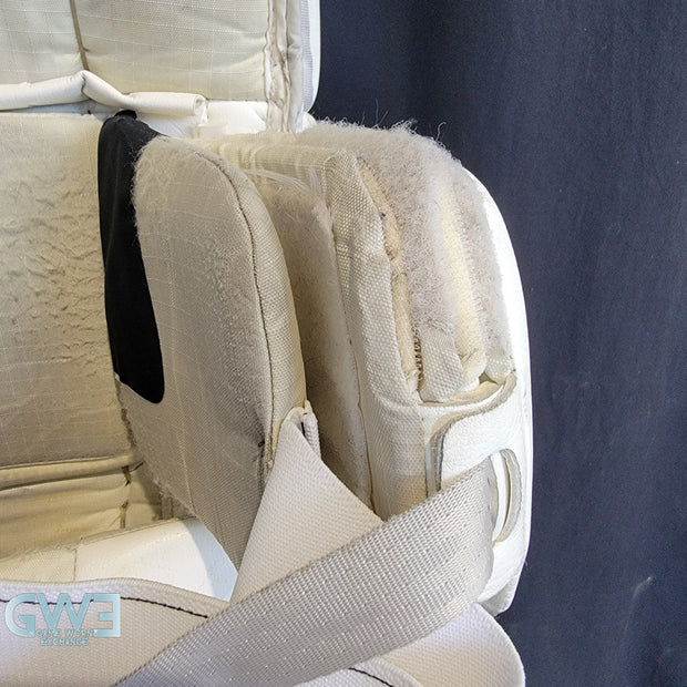 Martin Brodeur Style Goalie Pads 2010 Team Canada Olympics & 2009-10 New Jersey Devils Tribute Sherwood Model AS-03151
