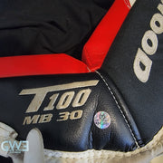 Martin Brodeur Style Goalie Pads 2010 Team Canada Olympics & 2009-10 New Jersey Devils Tribute Sherwood Model AS-03151