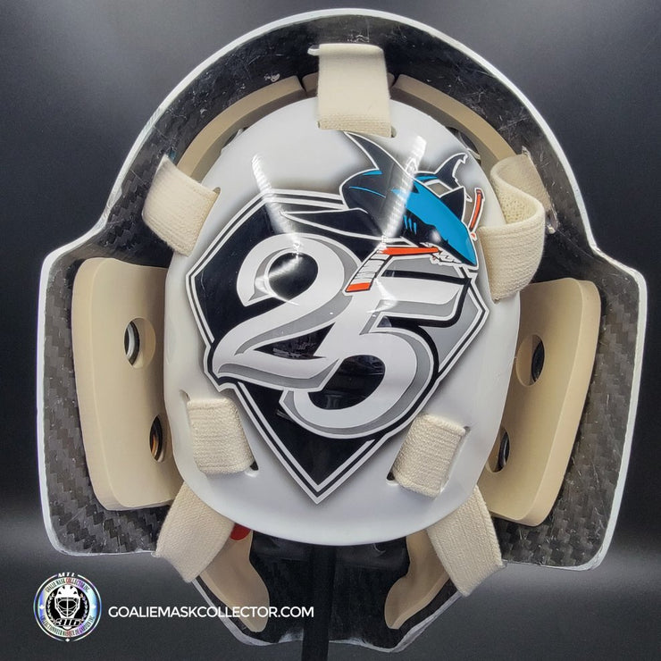 Martin Jones Goalie Mask Unsigned 2016 San Jose Tribute