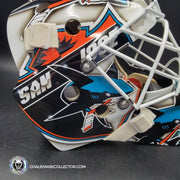 Martin Jones Goalie Mask Unsigned 2016 San Jose Tribute