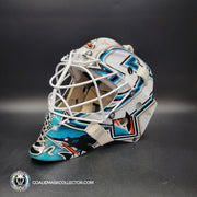 Martin Jones Goalie Mask Unsigned 2016 San Jose Tribute