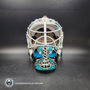 Martin Jones Goalie Mask Unsigned 2016 San Jose Tribute