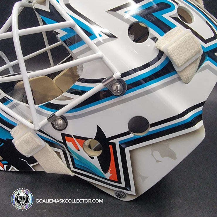 Martin Jones Goalie Mask Unsigned 2016 San Jose Tribute