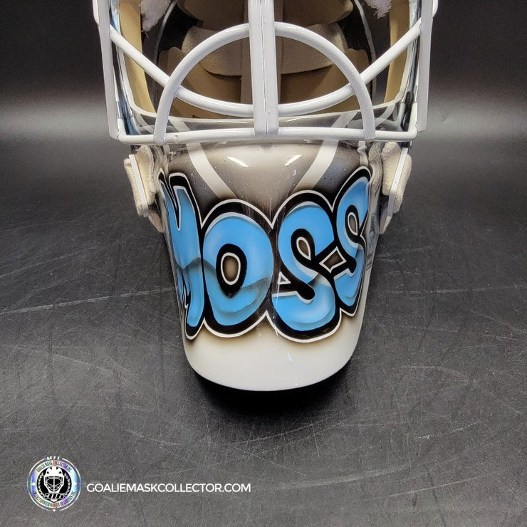 Matt Villalta Goalie Mask Unsigned 2024 Utah Hockey Club Tribute