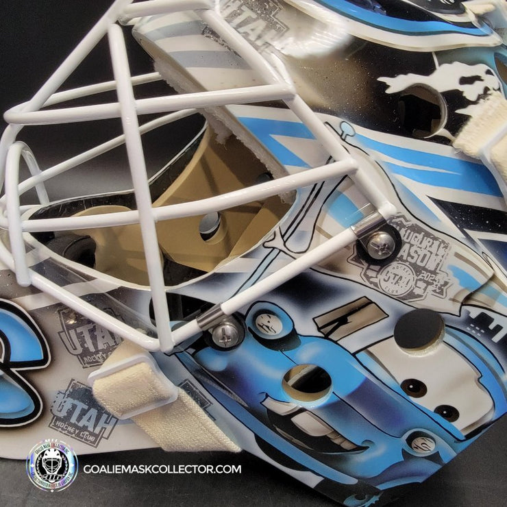 Matt Villalta Goalie Mask Unsigned 2024 Utah Hockey Club Tribute