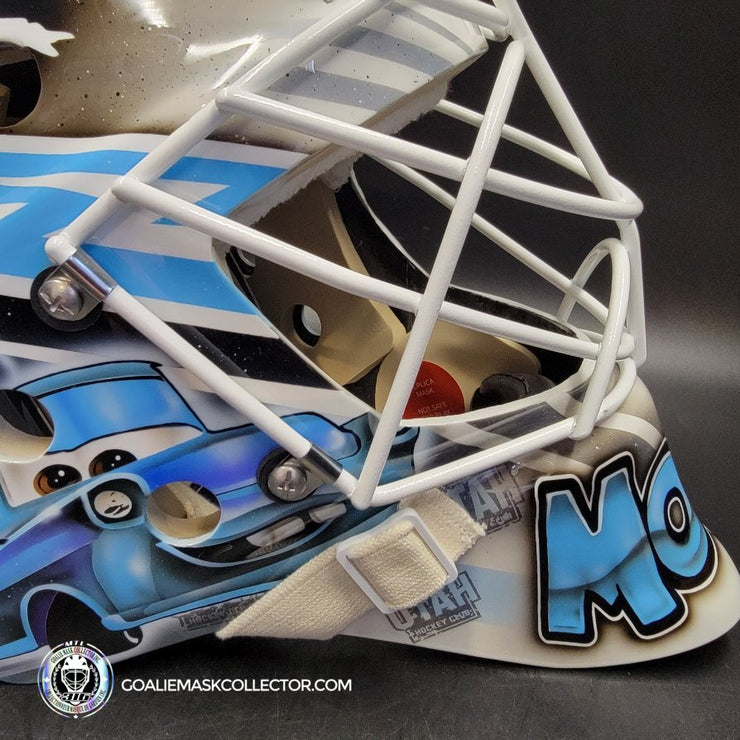 Matt Villalta Goalie Mask Unsigned 2024 Utah Hockey Club Tribute