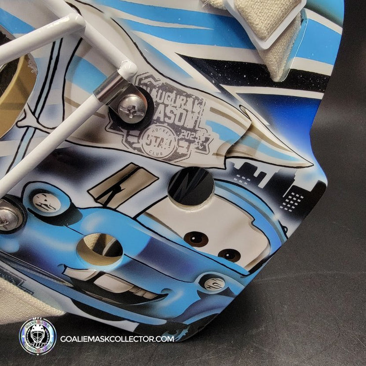 Matt Villalta Goalie Mask Unsigned 2024 Utah Hockey Club Tribute