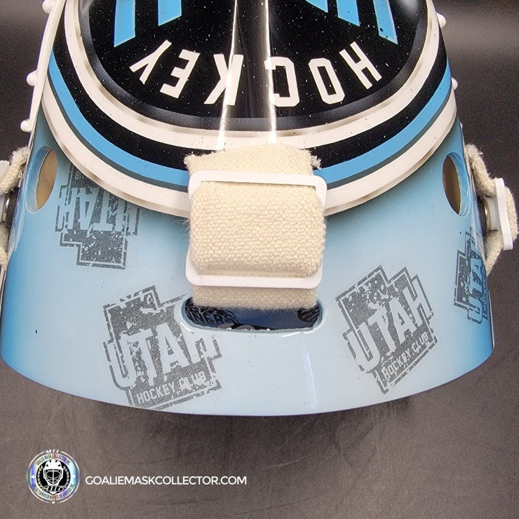 Matt Villalta Goalie Mask Unsigned 2024 Utah Hockey Club Tribute