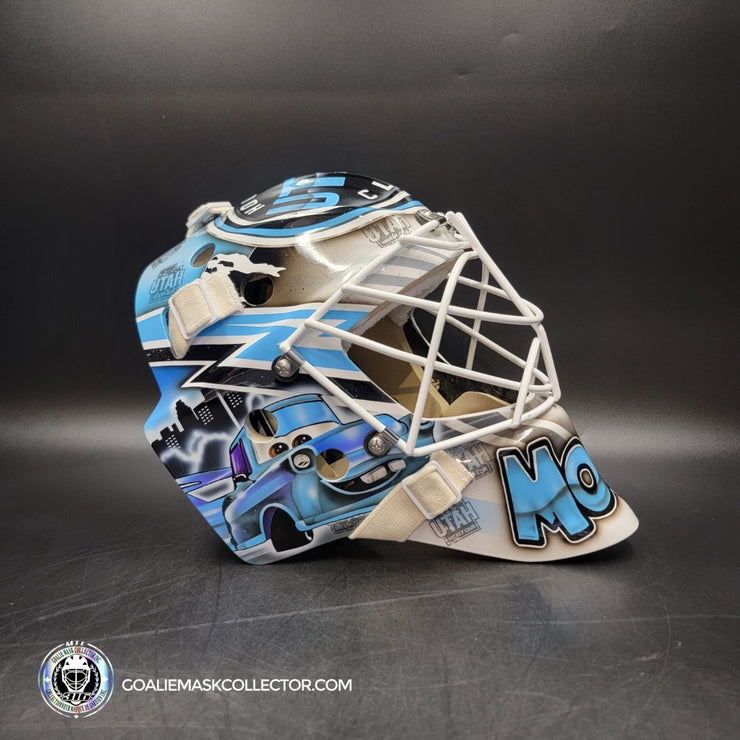Matt Villalta Goalie Mask Unsigned 2024 Utah Hockey Club Tribute
