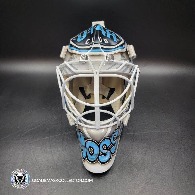 Matt Villalta Goalie Mask Unsigned 2024 Utah Hockey Club Tribute
