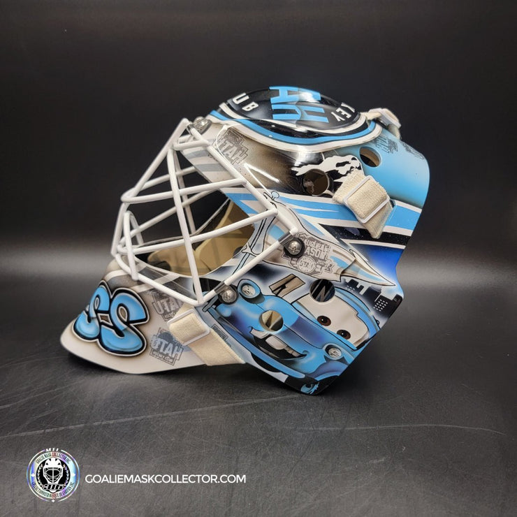 Matt Villalta Goalie Mask Unsigned 2024 Utah Hockey Club Tribute