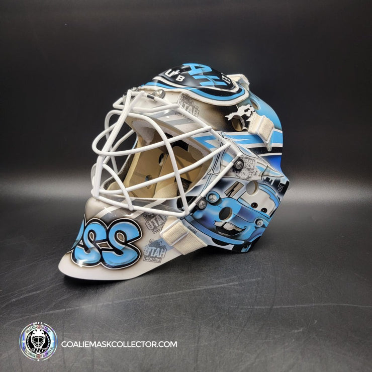 Matt Villalta Goalie Mask Unsigned 2024 Utah Hockey Club Tribute