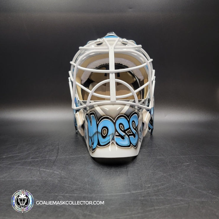 Matt Villalta Goalie Mask Unsigned 2024 Utah Hockey Club Tribute