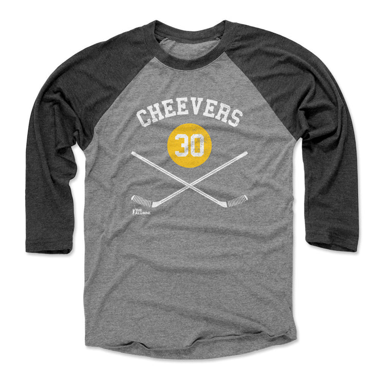 Gerry Cheevers Boston 30 Sticks WHT