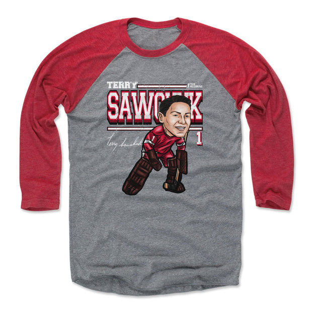 Terry Sawchuk Detroit Cartoon WHT