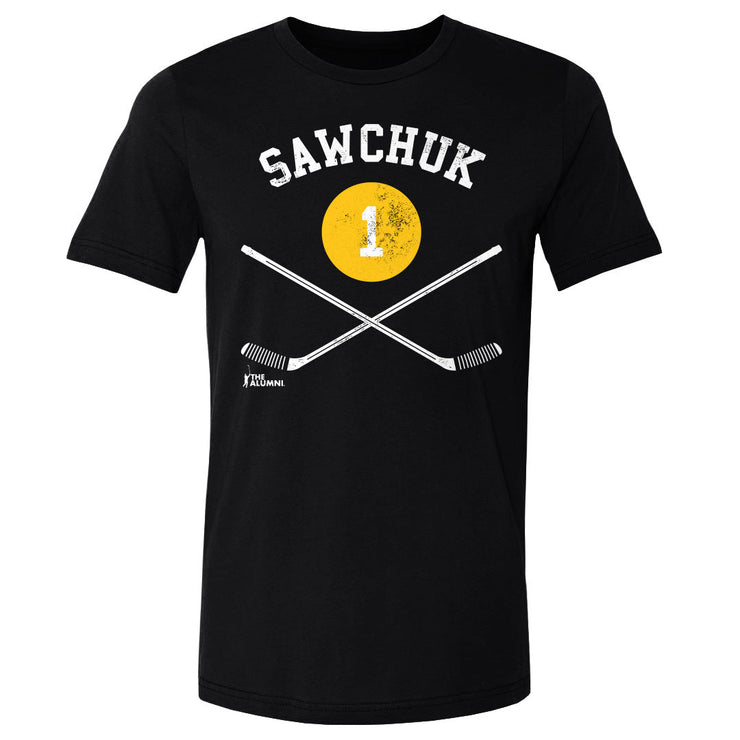 Terry Sawchuk Boston 1 Sticks WHT