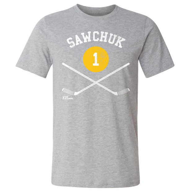 Terry Sawchuk Boston 1 Sticks WHT