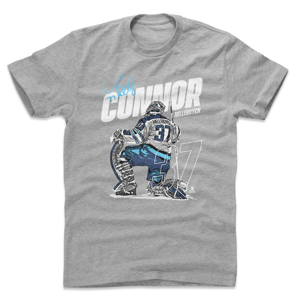 Connor Hellebuyck Kneel W WHT