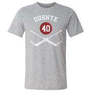 Devan Dubnyk Minnesota Goalie Sticks WHT