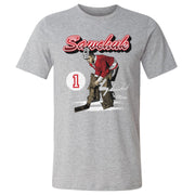 Terry Sawchuk Detroit Retro Script WHT