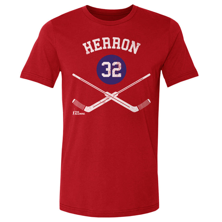 Denis Herron Montreal 32 Goalie Sticks WHT