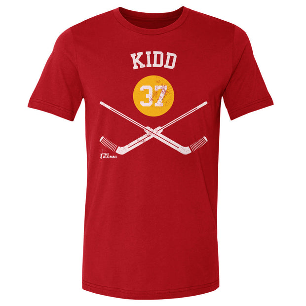 Trevor Kidd Calgary 37 Goalie Sticks WHT