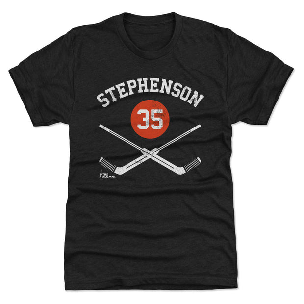 Wayne Stephenson Philadelphia 35 Goalie Sticks WHT