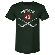 Devan Dubnyk Minnesota Goalie Sticks WHT
