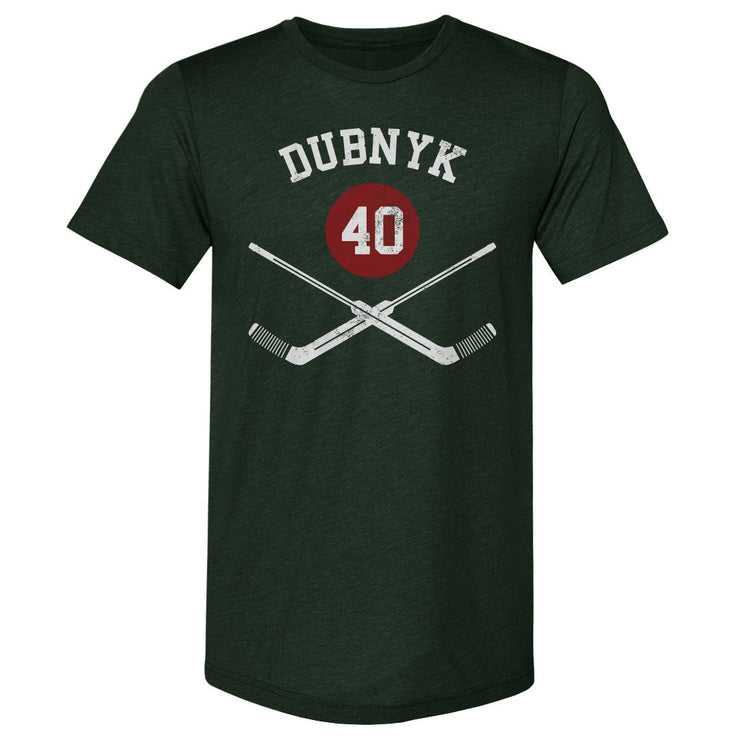 Devan Dubnyk Minnesota Goalie Sticks WHT