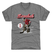 Terry Sawchuk Detroit Retro Script WHT
