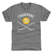 Gerry Cheevers Boston 30 Sticks WHT