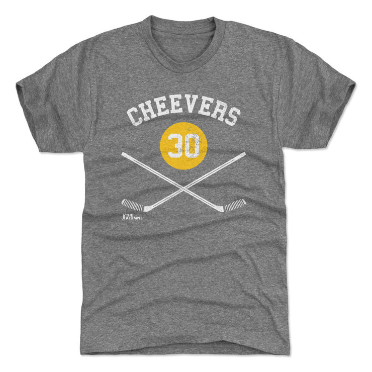 Gerry Cheevers Boston 30 Sticks WHT