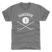 Terry Sawchuk Detroit 1 Sticks WHT