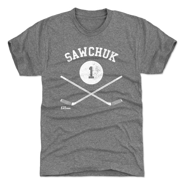 Terry Sawchuk Detroit 1 Sticks WHT