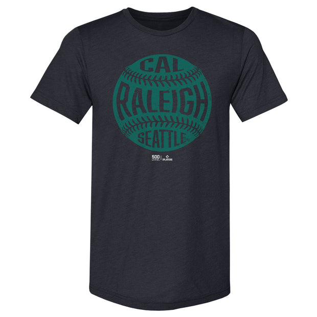 Cal Raleigh Seattle Vintage Baseball WHT