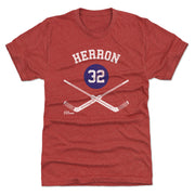 Denis Herron Montreal 32 Goalie Sticks WHT