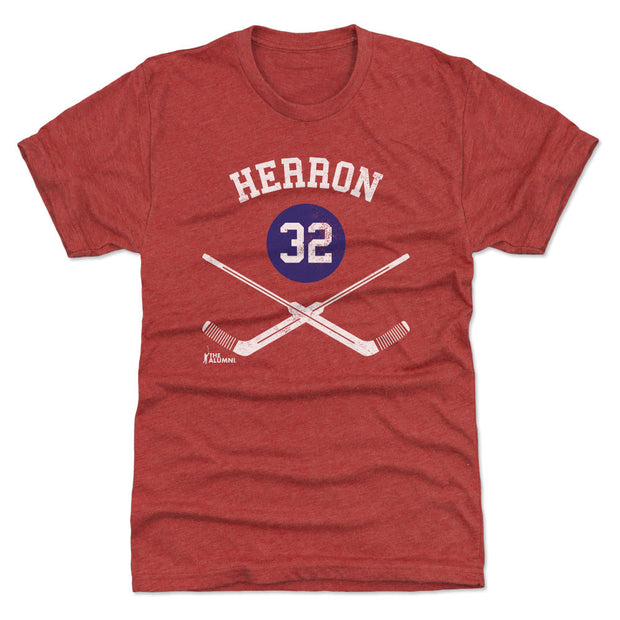 Denis Herron Montreal 32 Goalie Sticks WHT