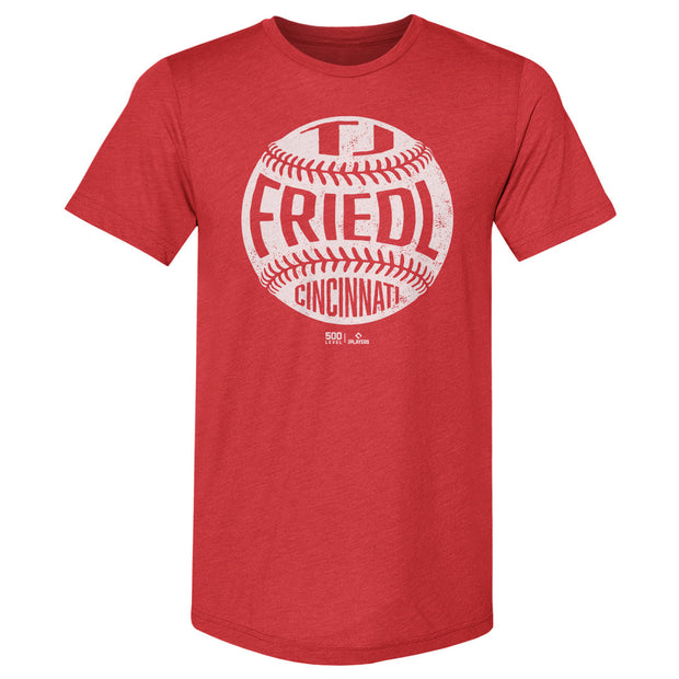 TJ Friedl Cincinnati Vintage Baseball WHT
