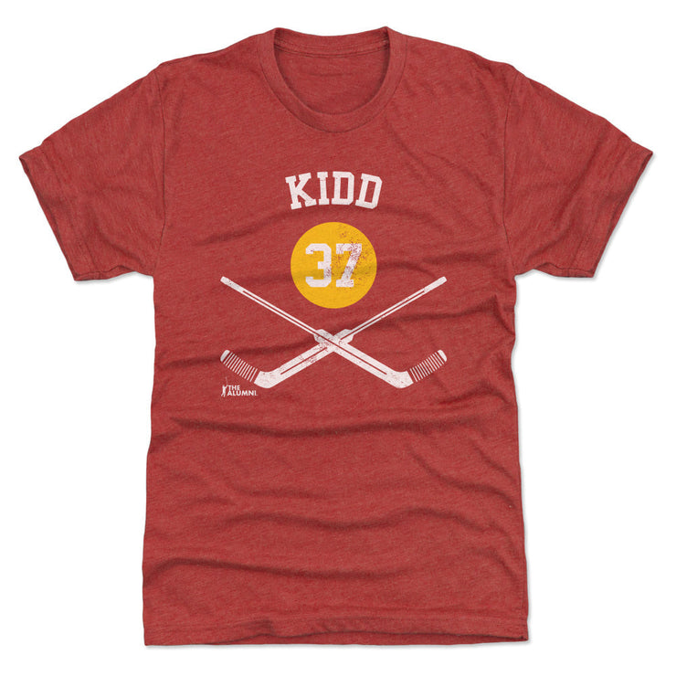 Trevor Kidd Calgary 37 Goalie Sticks WHT