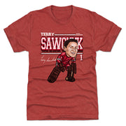 Terry Sawchuk Detroit Cartoon WHT